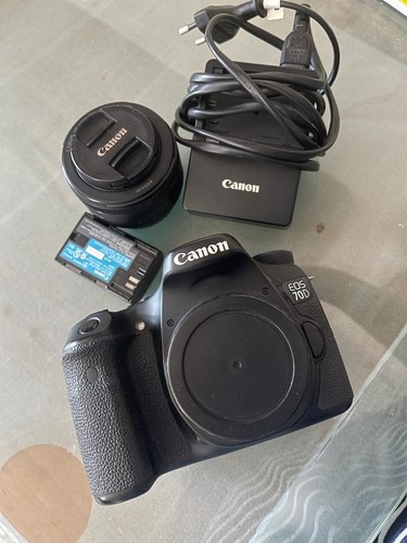 Canon eos 70d with 50mm - canon,